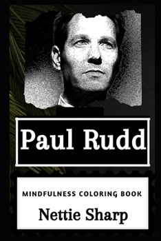 Paperback Paul Rudd Mindfulness Coloring Book