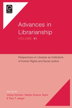 Hardcover Perspectives on Libraries as Institutions of Human Rights and Social Justice Book