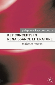 Paperback Key Concepts in Renaissance Literature Book