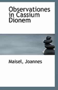 Paperback Observationes in Cassium Dionem Book