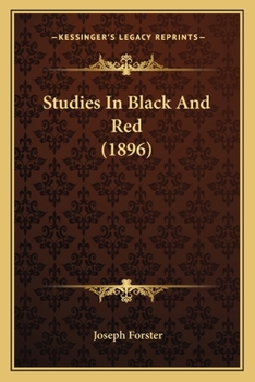 Paperback Studies In Black And Red (1896) Book