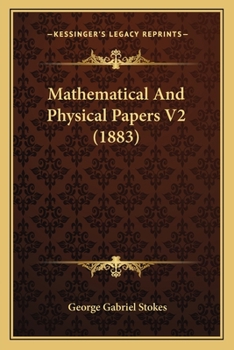 Paperback Mathematical And Physical Papers V2 (1883) Book