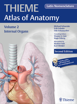 Hardcover Internal Organs (Thieme Atlas of Anatomy), Latin Nomenclature Book