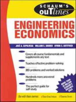 Paperback Schaum's Outline of Theory and Problems of Engineering Economics Book