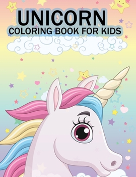 Paperback Unicorn Coloring Book For Kids Book