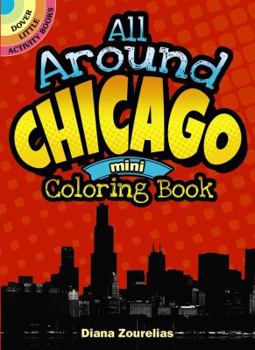 Paperback All Around Chicago Mini Coloring Book