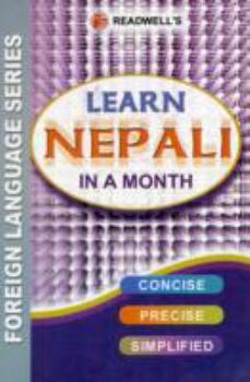 Paperback Learn Nepali in a Month Book