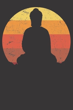 Paperback Notebook: Buddha Dot Grid 6x9 120 Pages Book