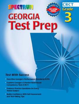 Paperback Georgia Test Prep, Grade 3 (Spectrum State Specific) Book