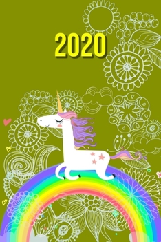 2020: My personal organizer 2020 with Unicorn Design  | personal organizer 2020 | weekly   calendar 2020| monthly calendar for 2020 in hand pocket size