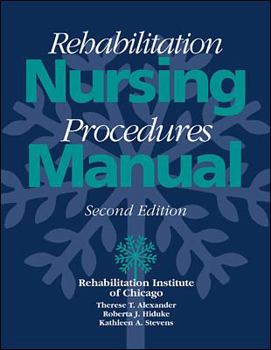 Paperback Rehabilitation Nursing Procedures Manual, 2/E Book