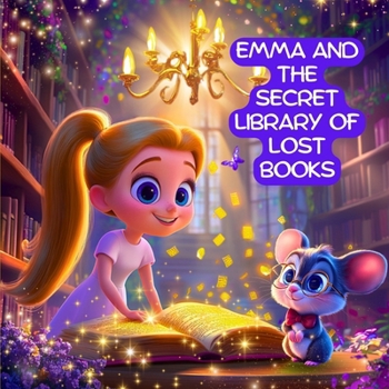 Paperback Emma and the Secret Library of Lost Books: Bedtime Story for Kids Book