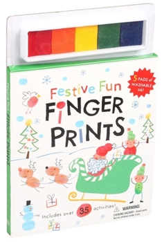 Paperback Festive Fun Finger Prints Book