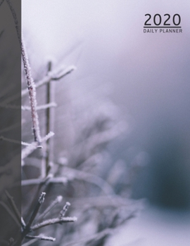 Personalised 2020 Diary Week To View Planner: Frozen Winter Scene 2020 Diary, A4 Planner For Travel And Life, Work, School, College  Organiser And ... School, Business, Office, Work, University