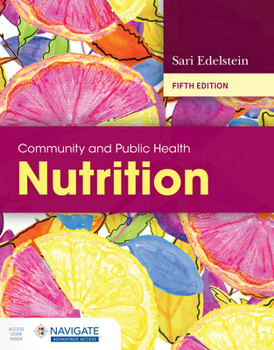 Paperback Community and Public Health Nutrition Book