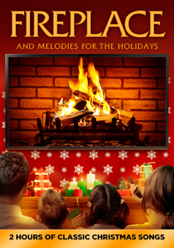 DVD Fireplace & Melodies For The Holidays Book