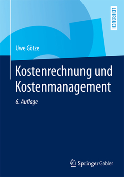 Paperback Kostenrechnung Und Kostenmanagement [German] Book