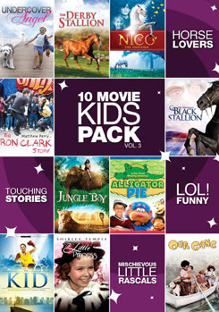 DVD 10 Movie Kids Pack Volume 3 Book