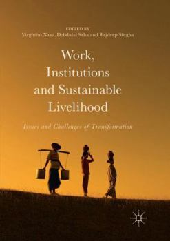 Paperback Work, Institutions and Sustainable Livelihood: Issues and Challenges of Transformation Book