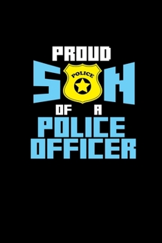 Proud son of a police officer: Hangman Puzzles Mini Game Clever Kids 110 Lined pages 6 x 9 in 15.24 x 22.86 cm Single Player Funny Great Gift