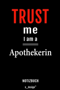 Notizbuch f�r Apotheker / Apothekerin: Originelle Geschenk-Idee [120 Seiten liniertes blanko Papier]