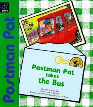 Paperback Postman Pat takes the bus Book