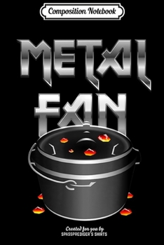 Paperback Composition Notebook: BBQ Dutch Oven Metal Fan Design Journal/Notebook Blank Lined Ruled 6x9 100 Pages Book