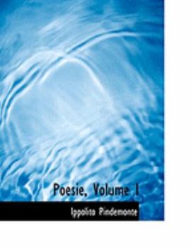 Paperback Poesie, Volume I [Large Print] Book