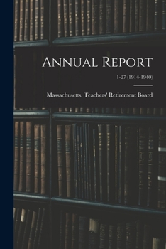 Paperback Annual Report; 1-27 (1914-1940) Book