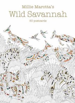 Millie Marotta's Wild Savannah (Postcard Box): 50 Postcards