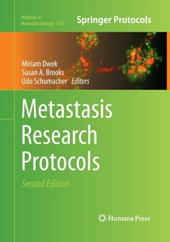 Paperback Metastasis Research Protocols Book