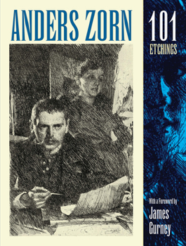 Paperback Anders Zorn, 101 Etchings Book