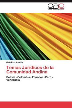 Paperback Temas Juridicos de La Comunidad Andina [Spanish] Book