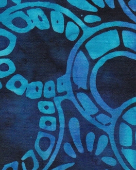 Paperback Hand-Painted Sari Quilt Composition Notebook - Large Ruled Notebook - 8x10 Lined Notebook (Softcover Journal / Notebook / Diary) Book