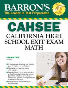 Paperback Cahsee--Math: California High School Exit Exam Book