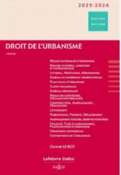 Paperback Droit de l'urbanisme 2025/2026. 2e éd. [French] Book