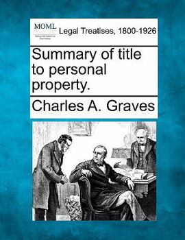 Paperback Summary of Title to Personal Property. Book