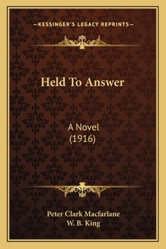 Held to Answer