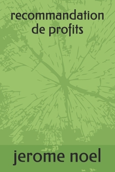 Paperback recommandation de profits [French] Book