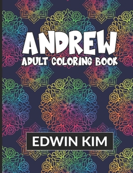 Paperback Andrew: Adult Coloring Book