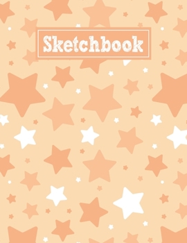 Paperback Sketchbook: 8.5 x 11 Notebook for Creative Drawing and Sketching Activities with Stars Themed Cover Design Book