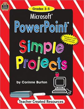Paperback Microsoft Powerpoint(r) Simple Projects [With CDROM] Book