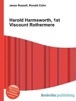 Paperback Harold Harmsworth, 1st Viscount Rothermere Book