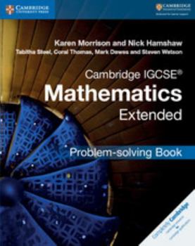 Paperback Cambridge Igcse(r) Mathematics Extended Problem-Solving Book