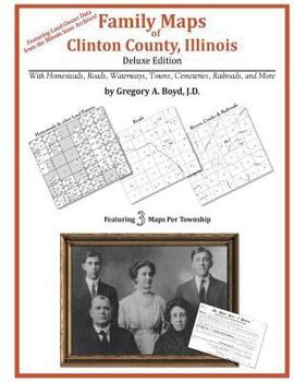 Paperback Family Maps of Clinton County, Illinois Book