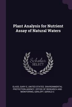 Paperback Plant Analysis for Nutrient Assay of Natural Waters Book