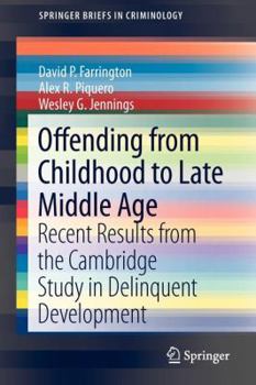 Paperback Offending from Childhood to Late Middle Age: Recent Results from the Cambridge Study in Delinquent Development Book