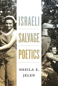 Paperback Israeli Salvage Poetics Book