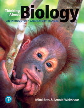 Paperback Thinking about Biology: An Introductory Lab Manual Book