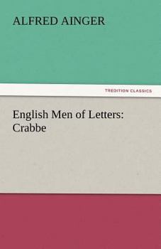Paperback English Men of Letters: Crabbe Book